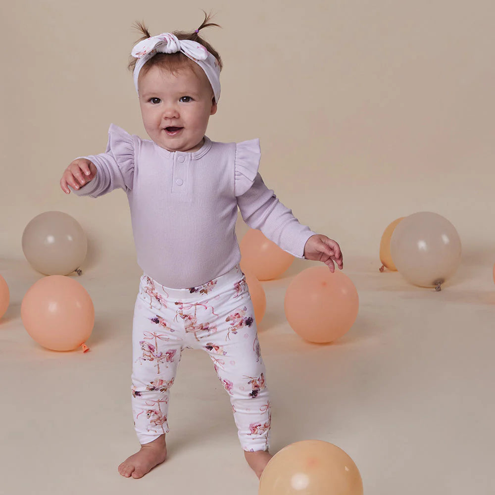 Snuggle Hunny - Organic Leggings - Carousel
