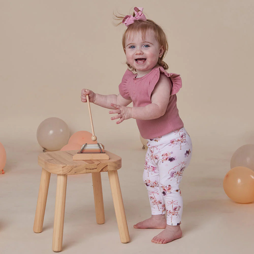 Snuggle Hunny - Organic Leggings - Carousel