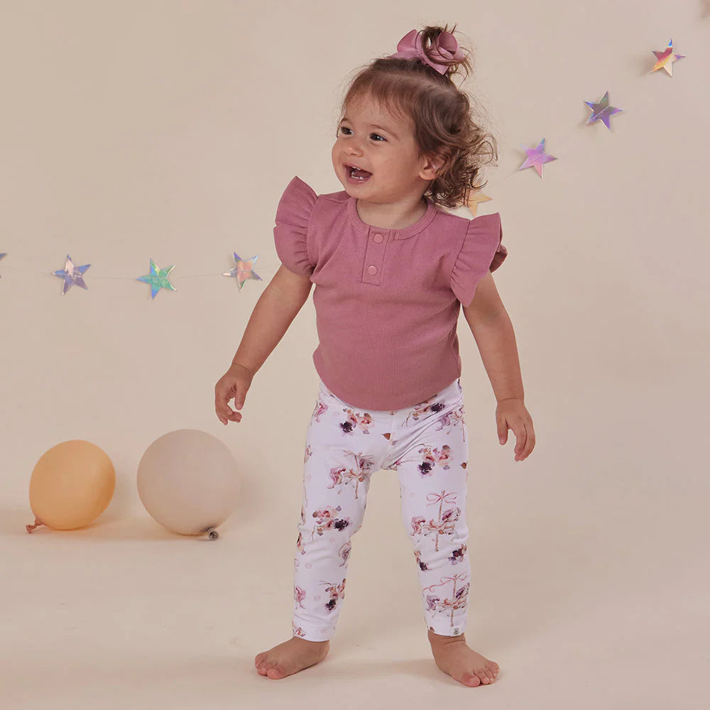 Snuggle Hunny - Organic Leggings - Carousel