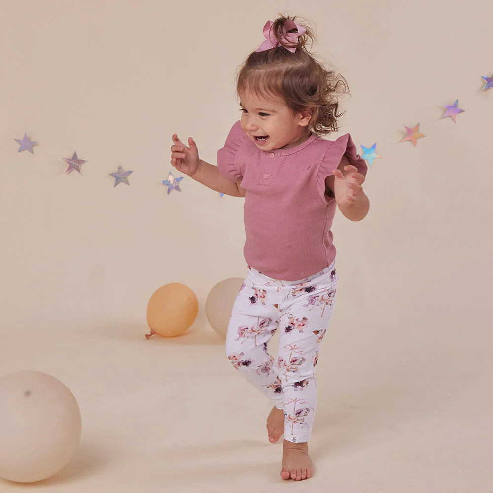 Snuggle Hunny - Organic Leggings - Carousel