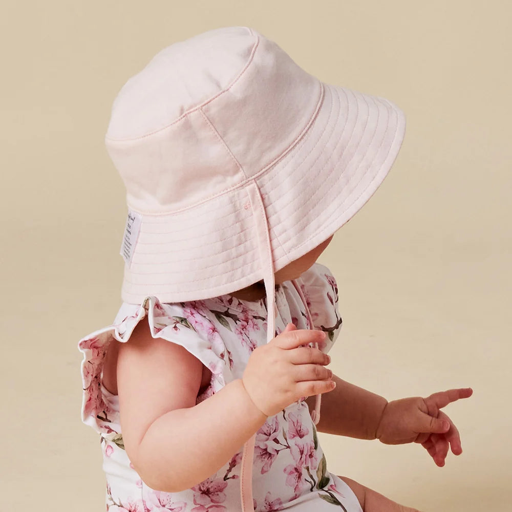 Snuggle Hunny Cherry Blossom Reversible Cotton Bucket Hat