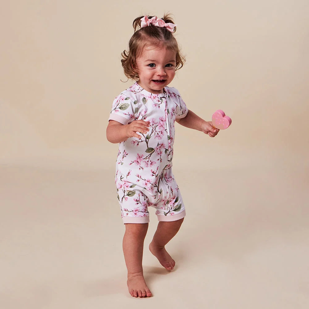 Snuggle Hunny - Cherry Blossom Organic Snuggle Shortie