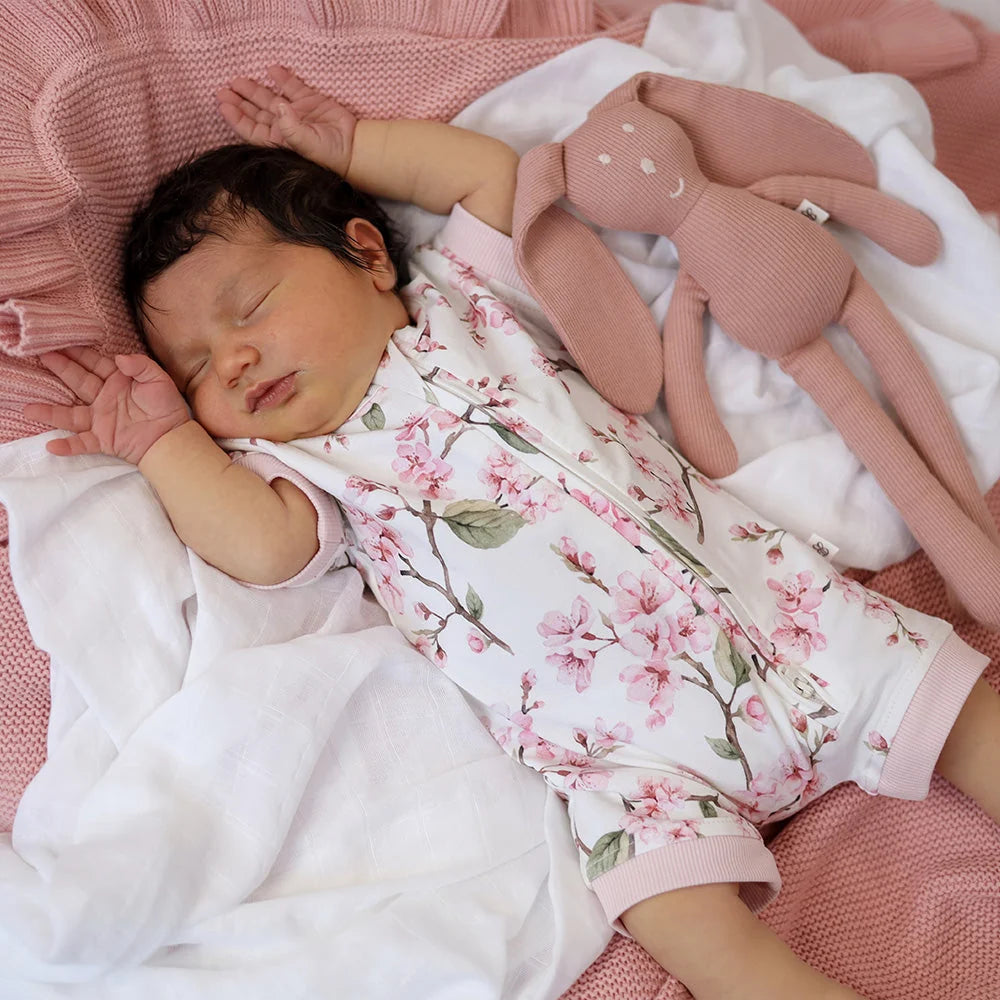Snuggle Hunny - Cherry Blossom Organic Snuggle Shortie