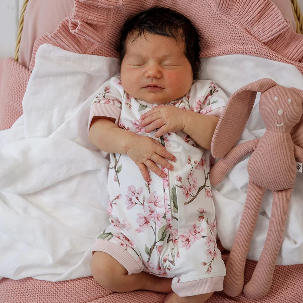 Snuggle Hunny - Cherry Blossom Organic Snuggle Shortie
