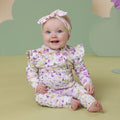 Snuggle Hunny Convertible Romper w Frill - Isla