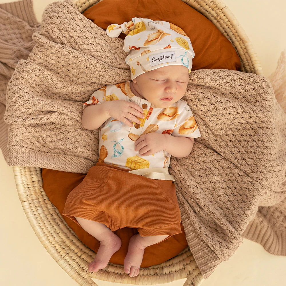 Snuggle Hunny - Cowboys SS Organic Bodysuit