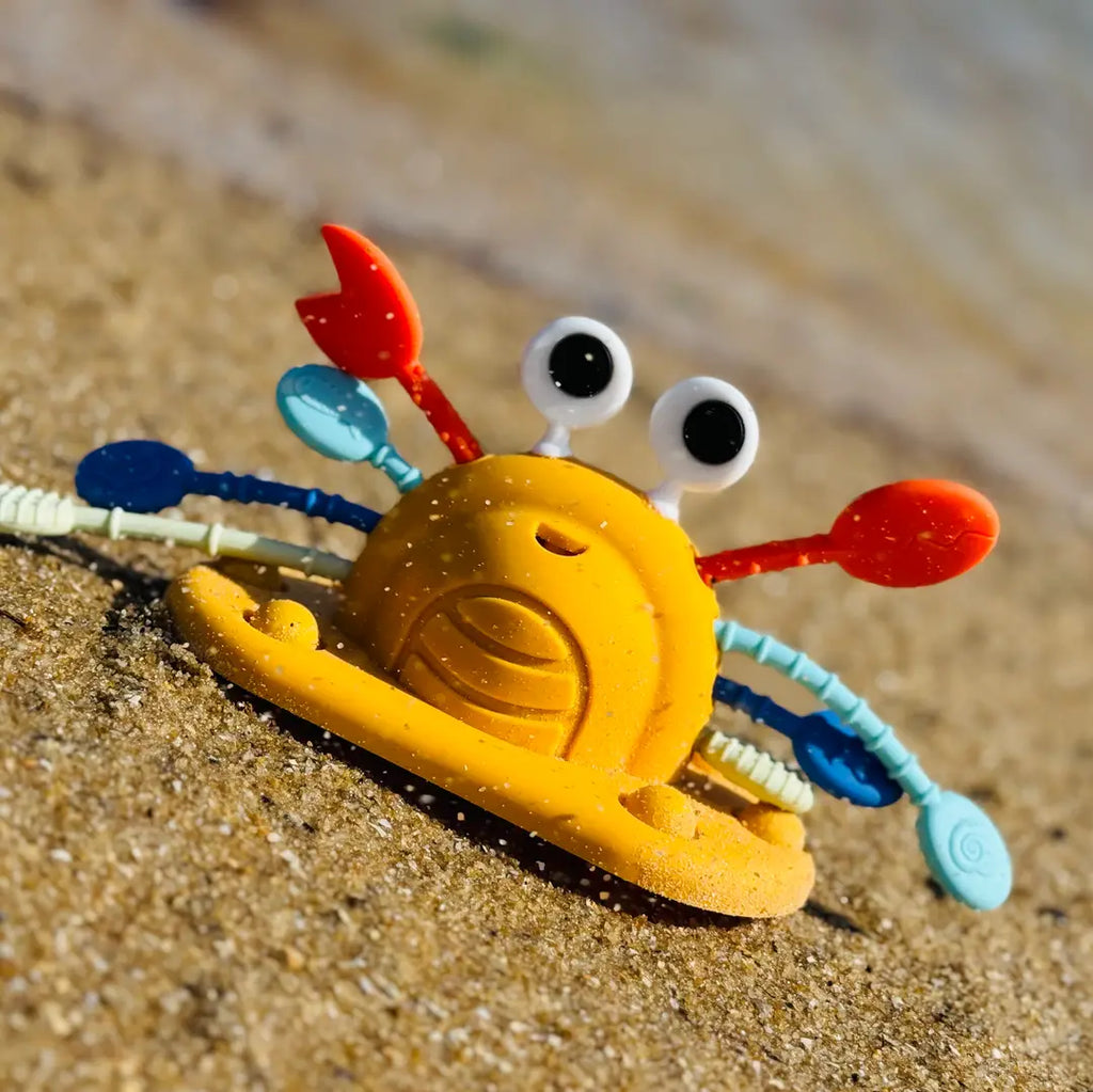 Silicone Crab Pull String Sensory Toy