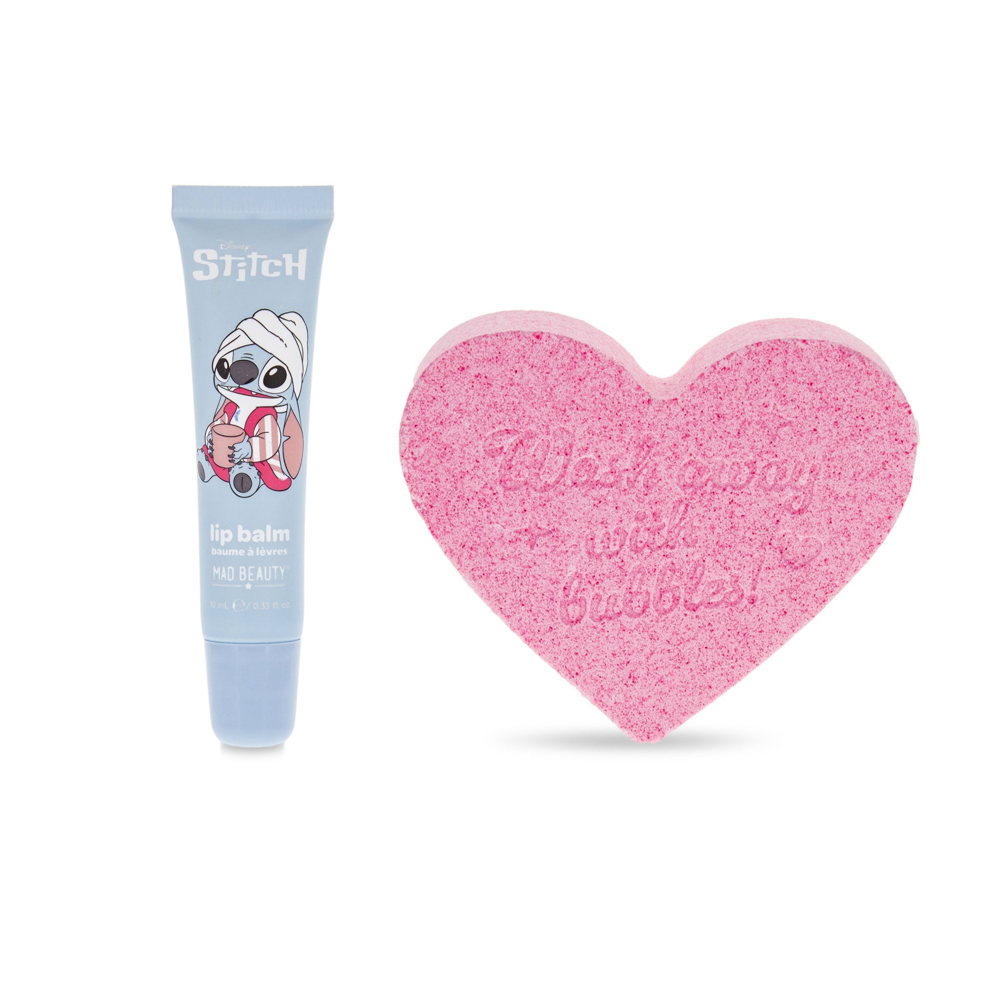 Stitch Bath Fizzer & Lip Balm Gift Set