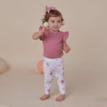 Snuggle Hunny - Organic Leggings - Fairy Garden
