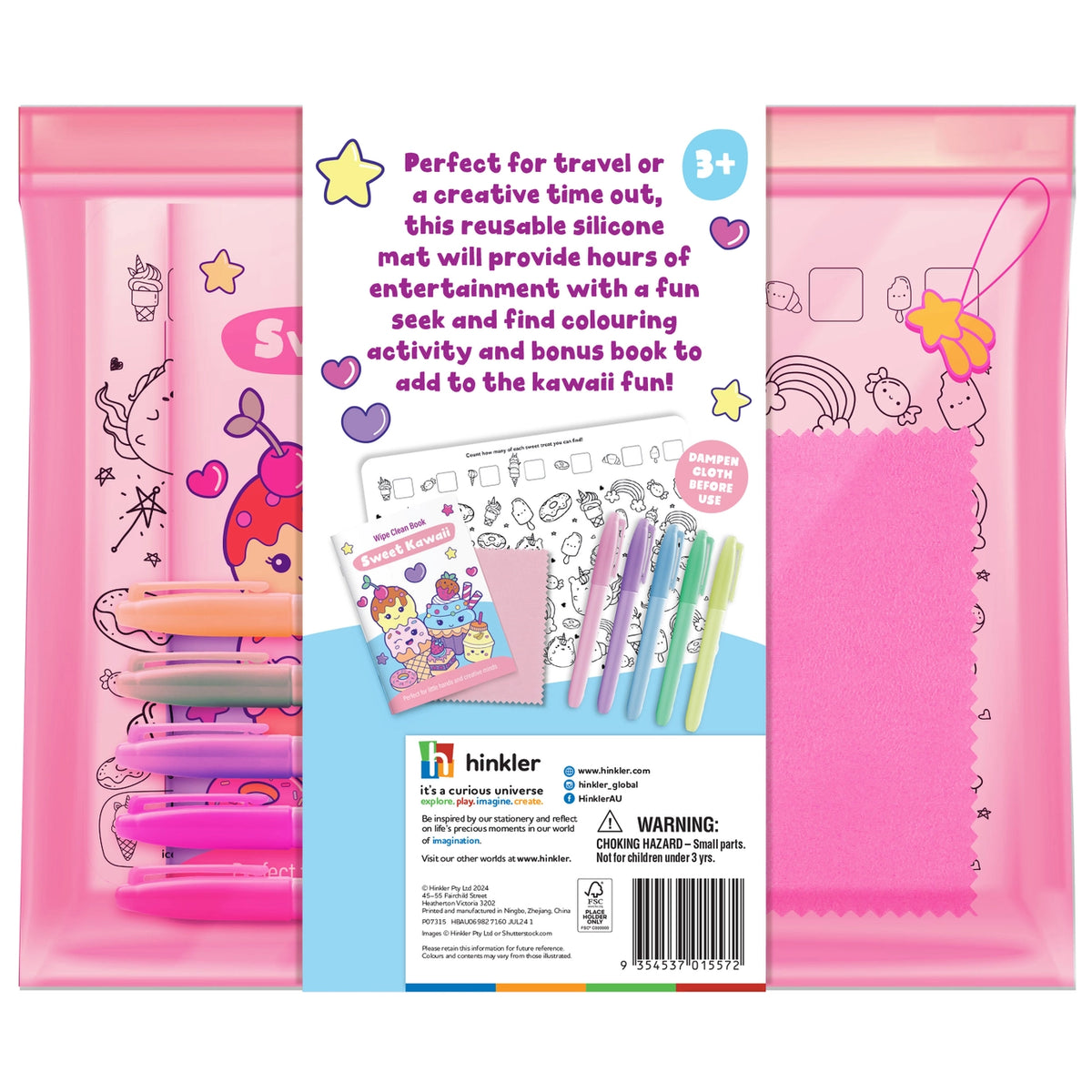 Jr Kaleidoscope Sweet Kawaii Silicone Games Mat