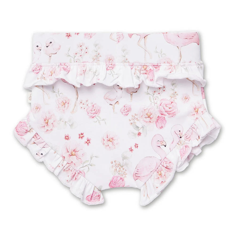 Snuggle Hunny Flamingos Organic Bloomers