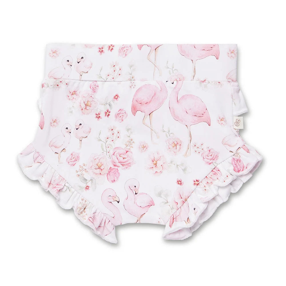 Snuggle Hunny Flamingos Organic Bloomers