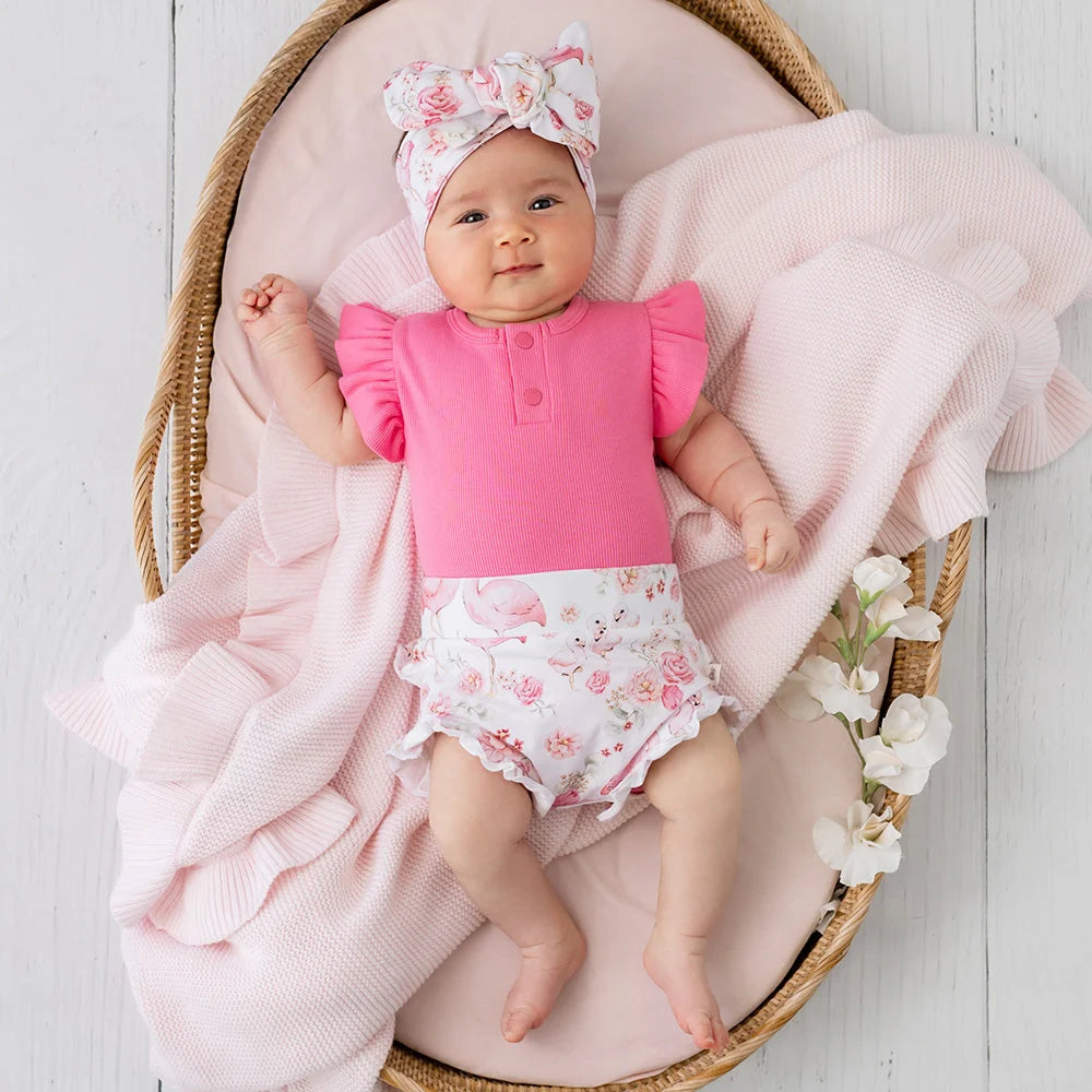 Snuggle Hunny Flamingos Organic Bloomers