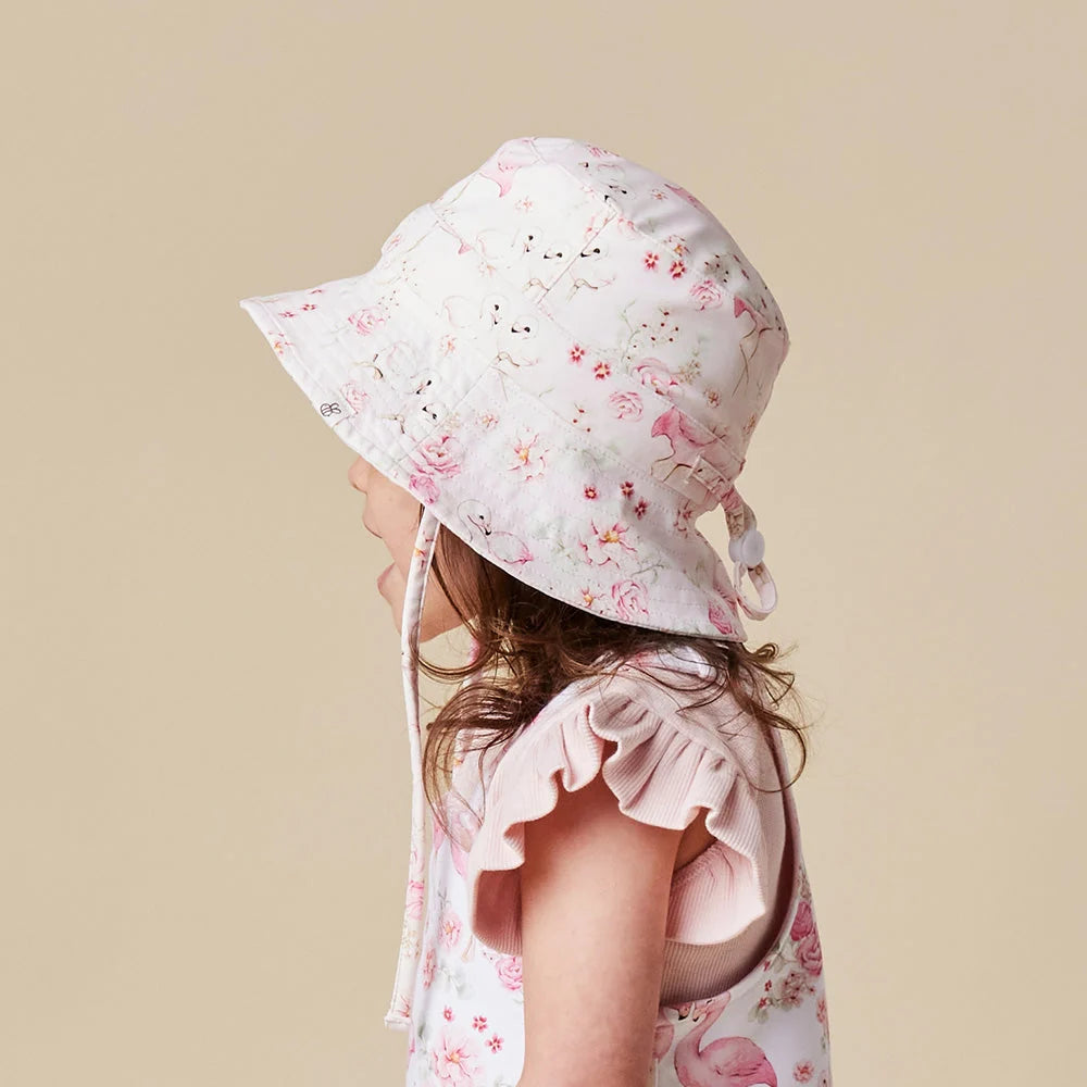 Snuggle Hunny Flamingos Swim Hat