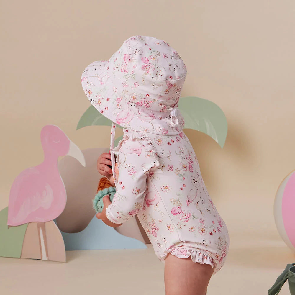 Snuggle Hunny Flamingos Swim Hat
