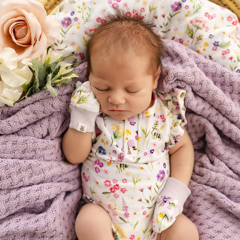 Snuggle Hunny - Gracie SS Organic Bodysuit with Frill