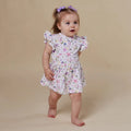 Snuggle Hunny - Gracie SS Organic Dress w Frill