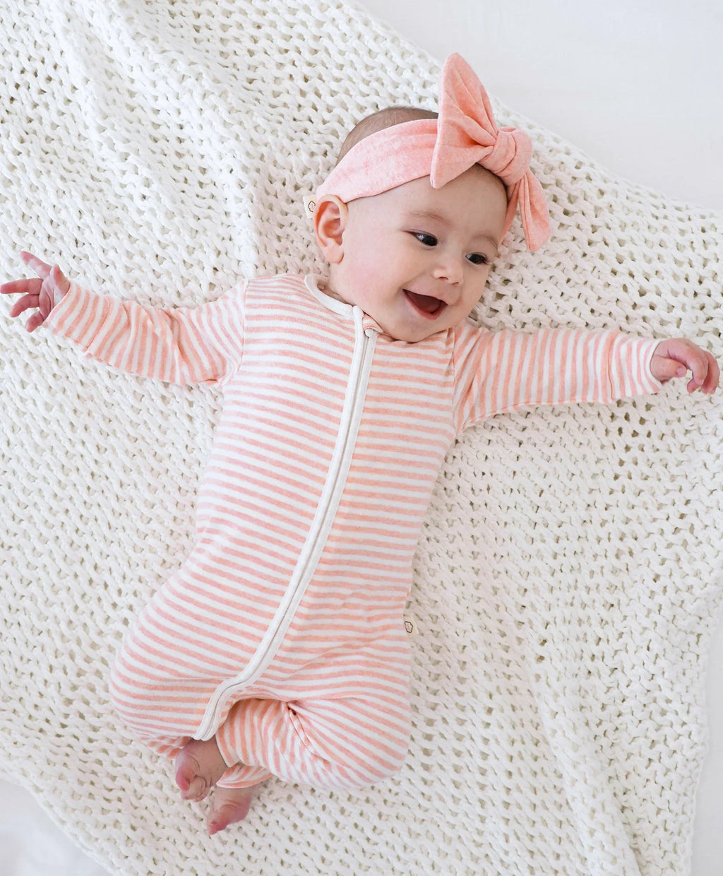 Organic Cotton Headband - Pink
