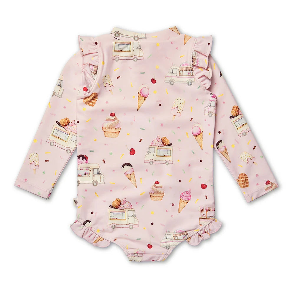 Snuggle Hunny Ice Creams Frill Swimsuit