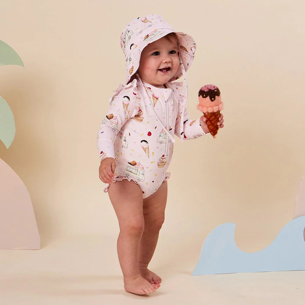 Snuggle Hunny Ice Creams Frill Swimsuit