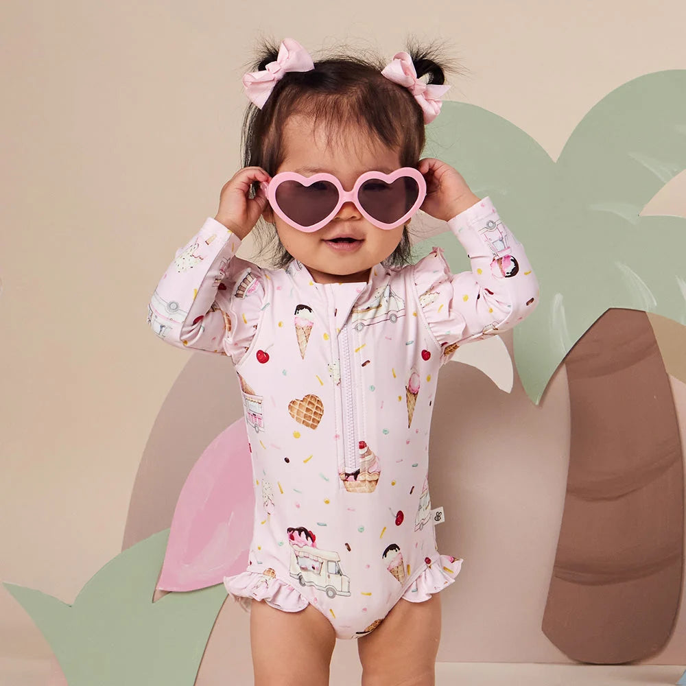 Snuggle Hunny Ice Creams Frill Swimsuit