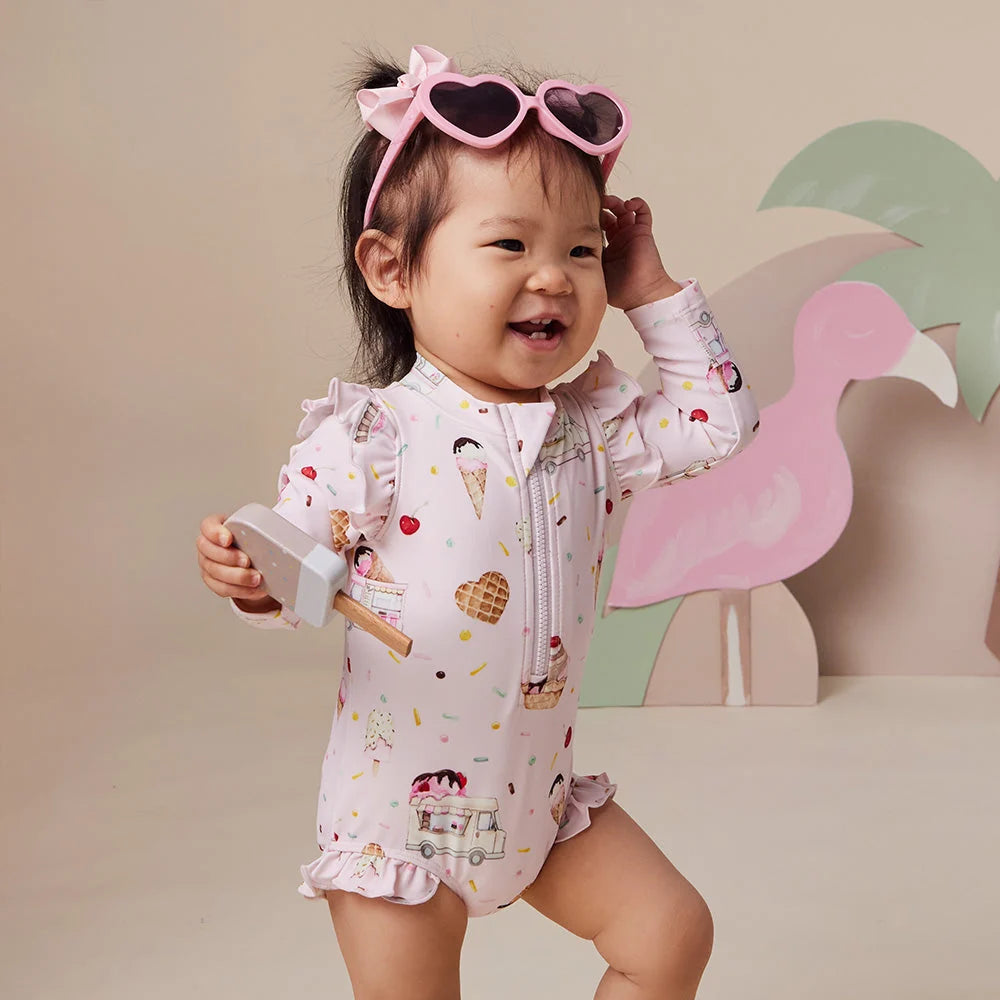 Snuggle Hunny Ice Creams Frill Swimsuit