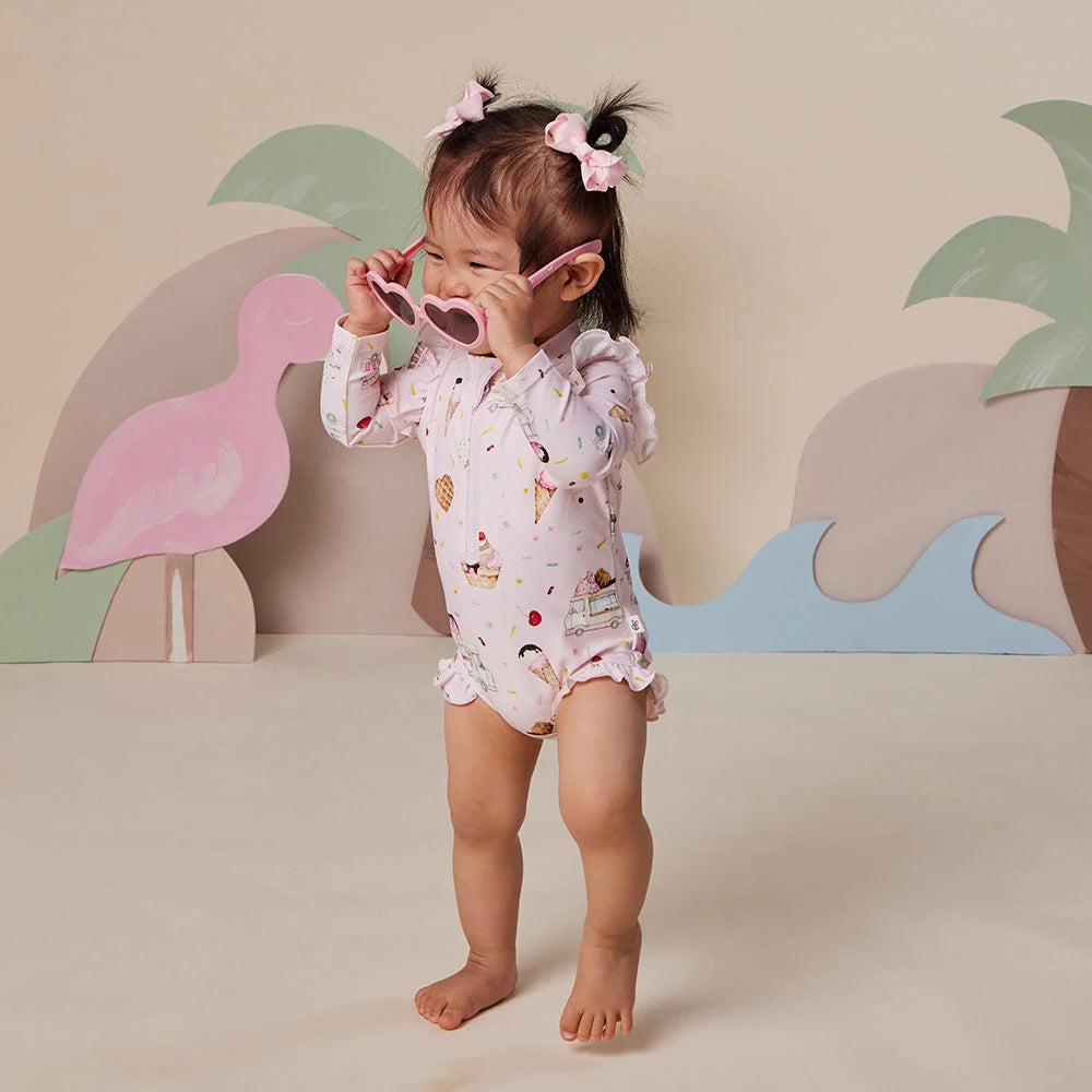 Snuggle Hunny Ice Creams Frill Swimsuit