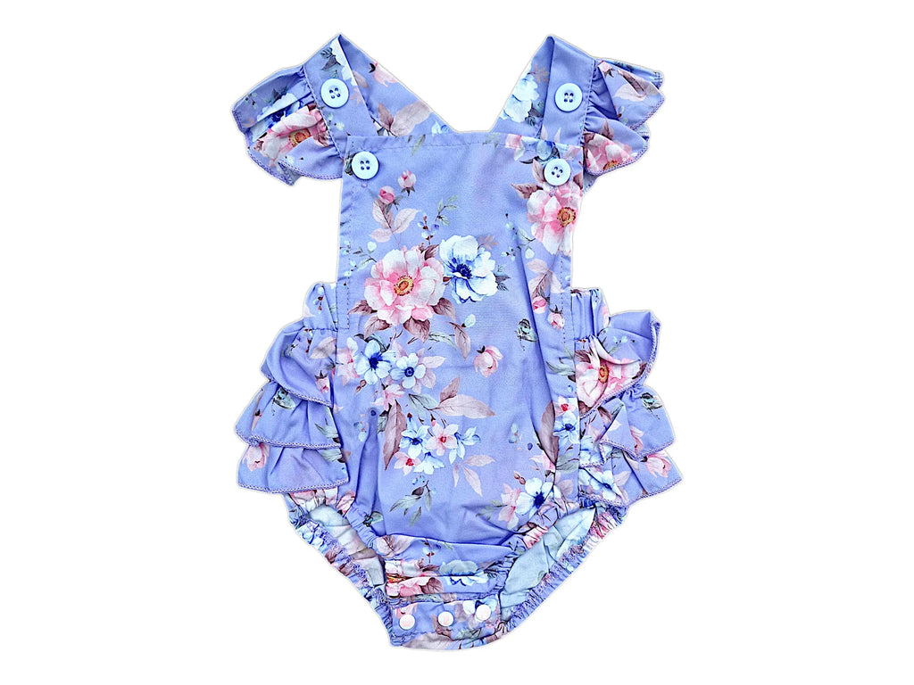 Flutter Romper - Ava Floral