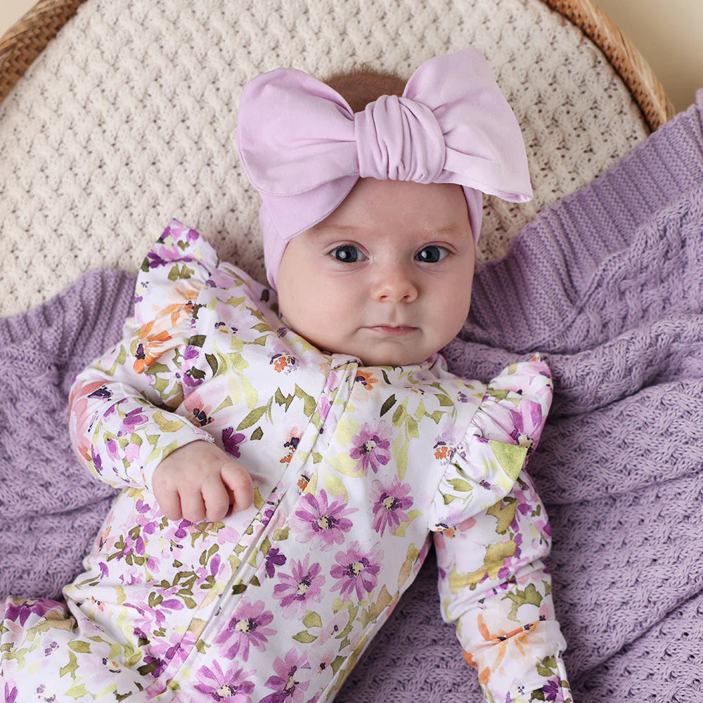 Snuggle Hunny Convertible Romper w Frill - Isla