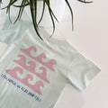 S+S Kids Tee - Like Waves - Blue Mist