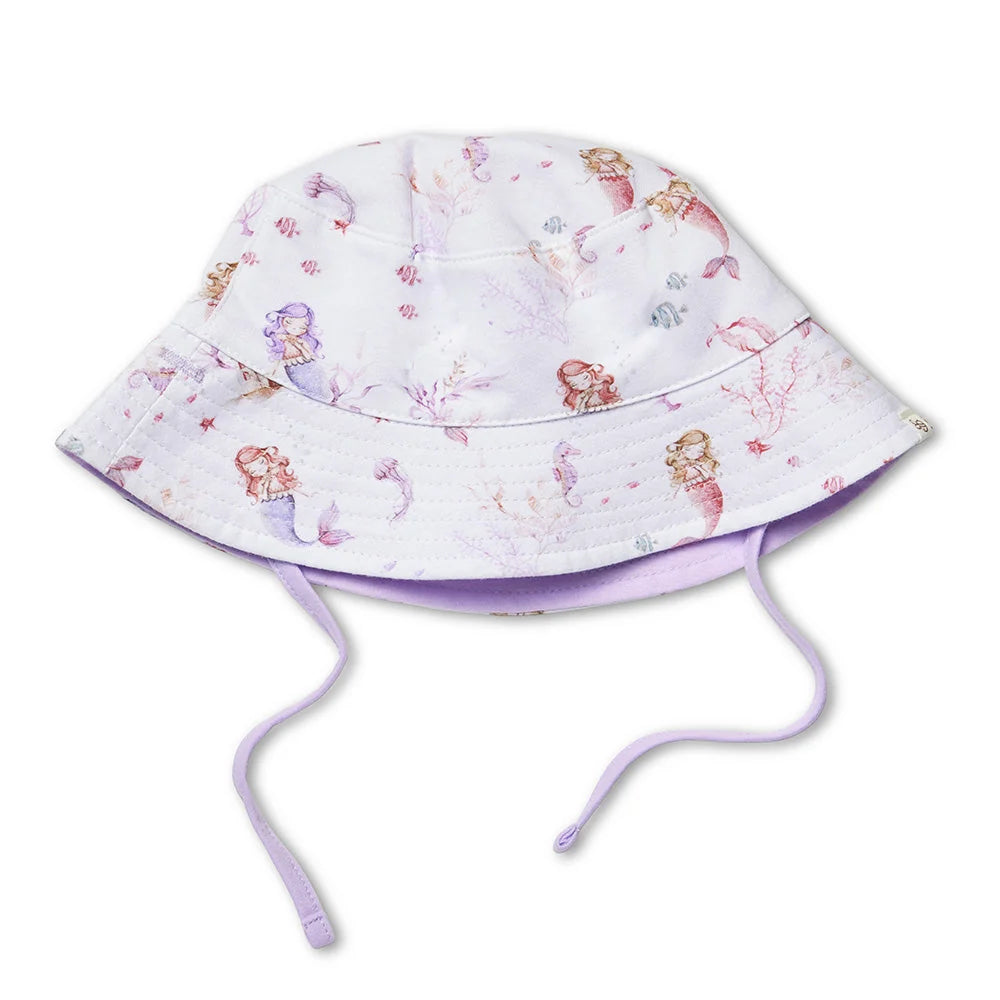 Snuggle Hunny Mermaid Reversible Cotton Bucket Hat