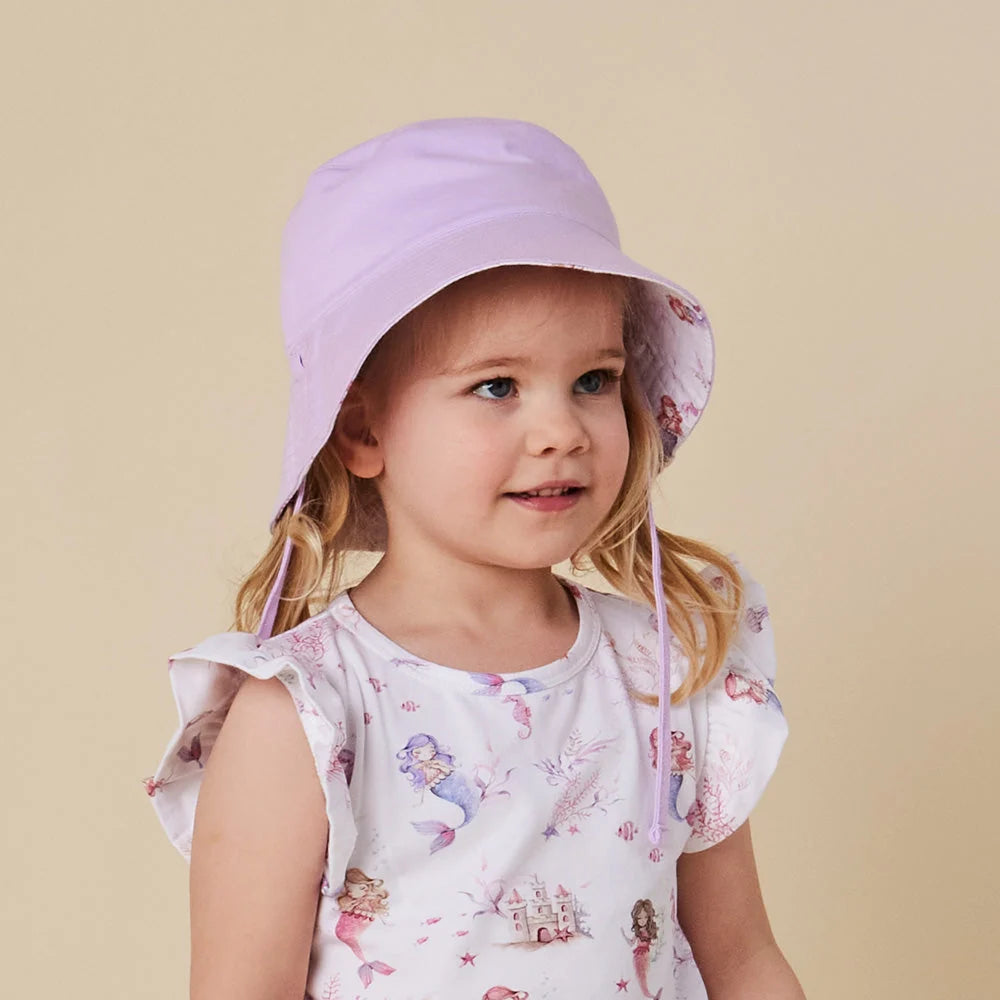 Snuggle Hunny Mermaid Reversible Cotton Bucket Hat