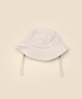 Organic Cotton Muslin Bucket Sun Hat - Oat