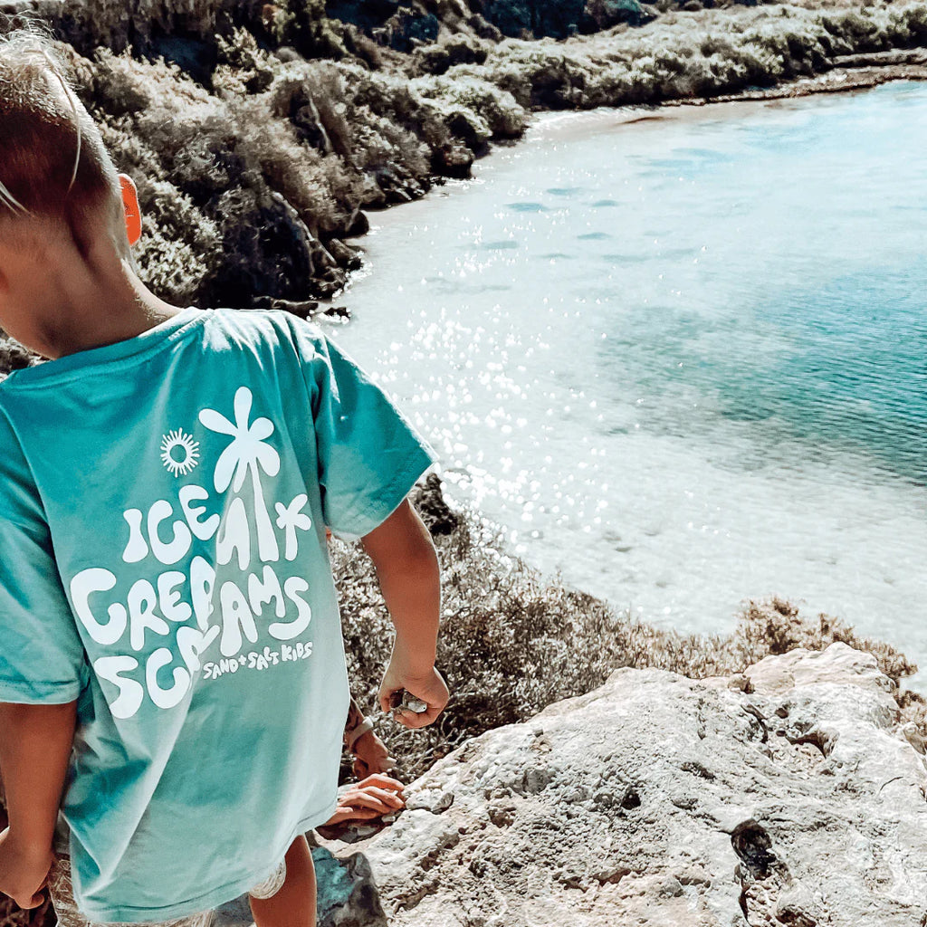 S+S Kids Tee - Ocean Dreams - Sage