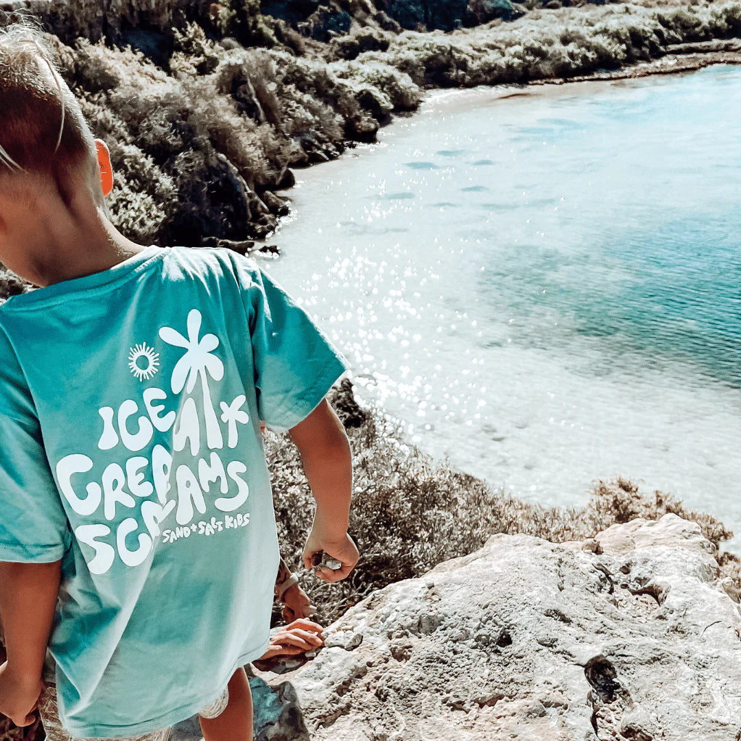 S+S Kids Tee - Ocean Dreams - Sage
