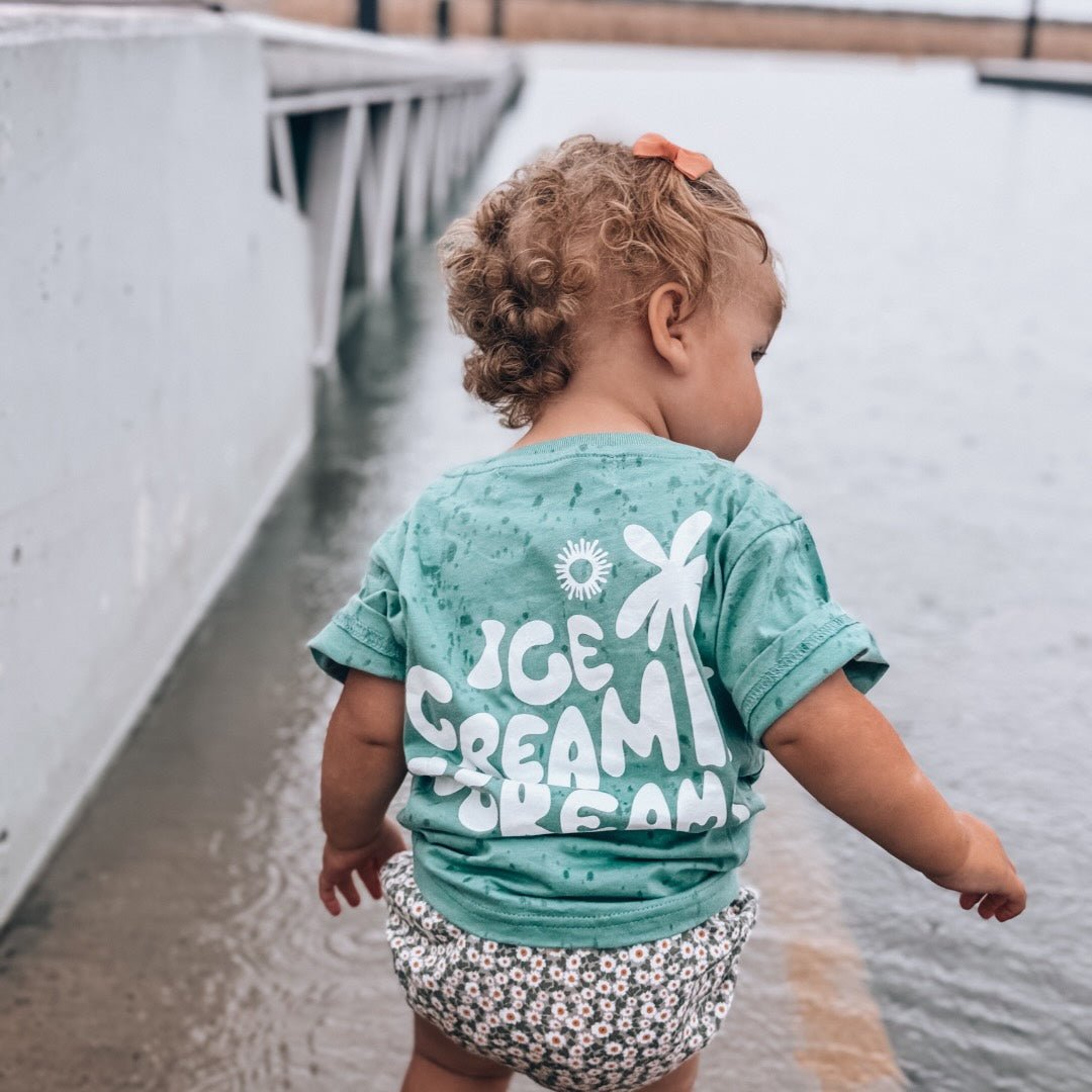 S+S Kids Tee - Ocean Dreams - Sage