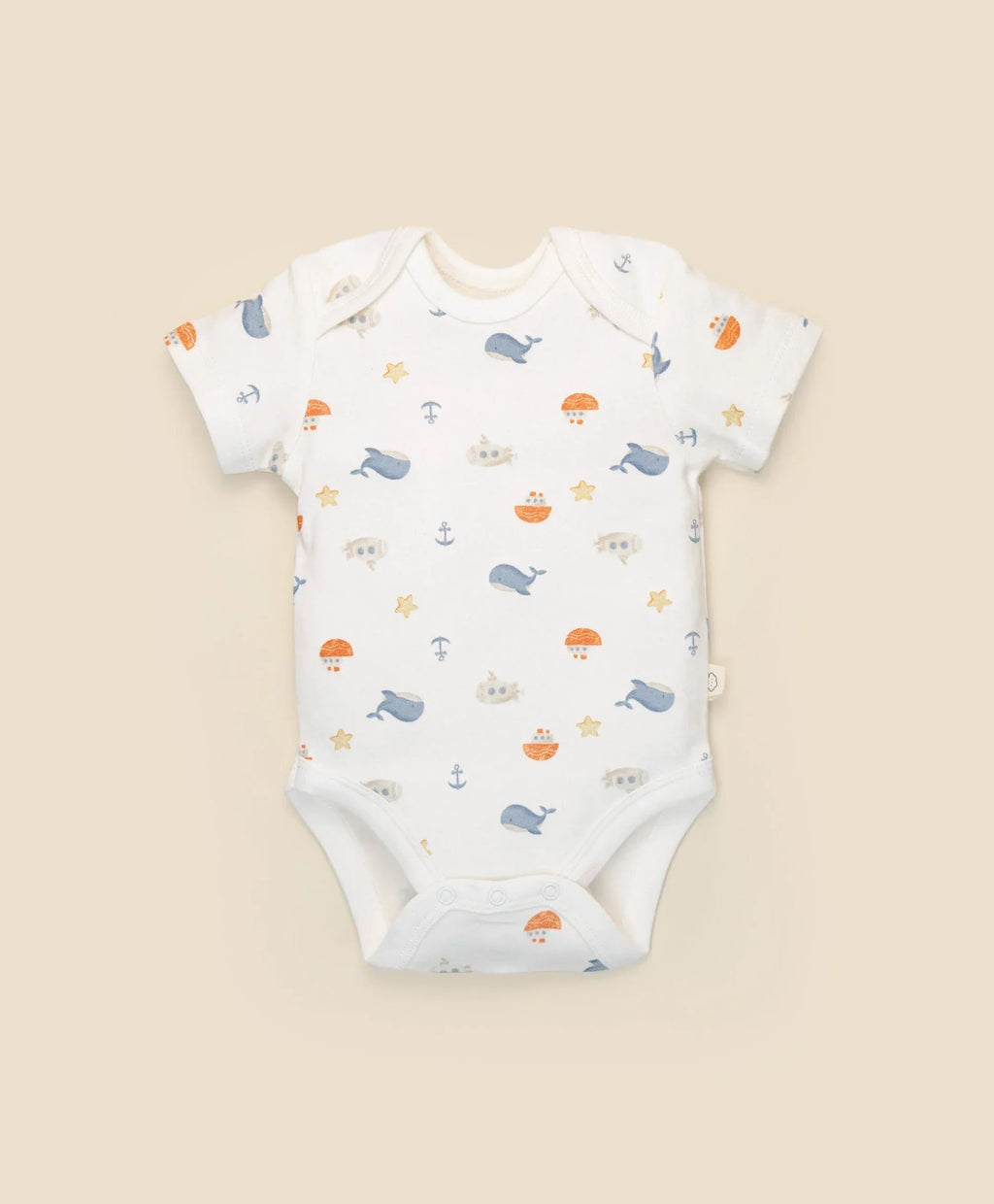 Organic Cotton S.S Bodysuit - Sea