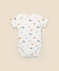Organic Cotton S.S Bodysuit - Sea