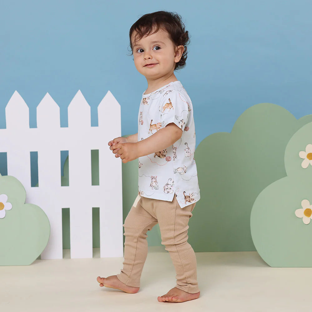 Snuggle Hunny - Organic pants - Pebble