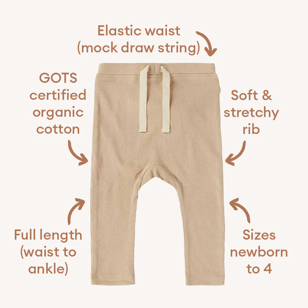 Snuggle Hunny - Organic pants - Pebble