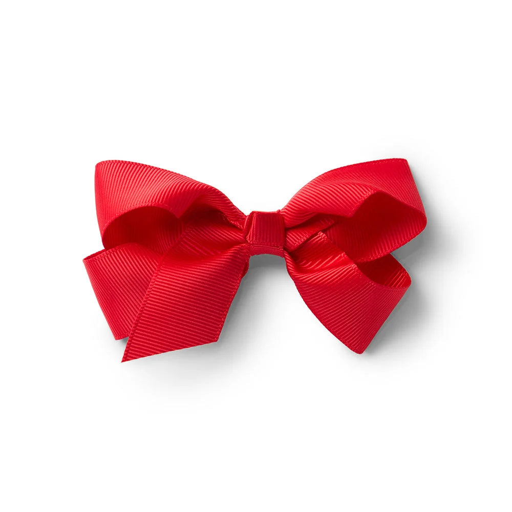 Snuggle Hunny Red Bow Hair Clip