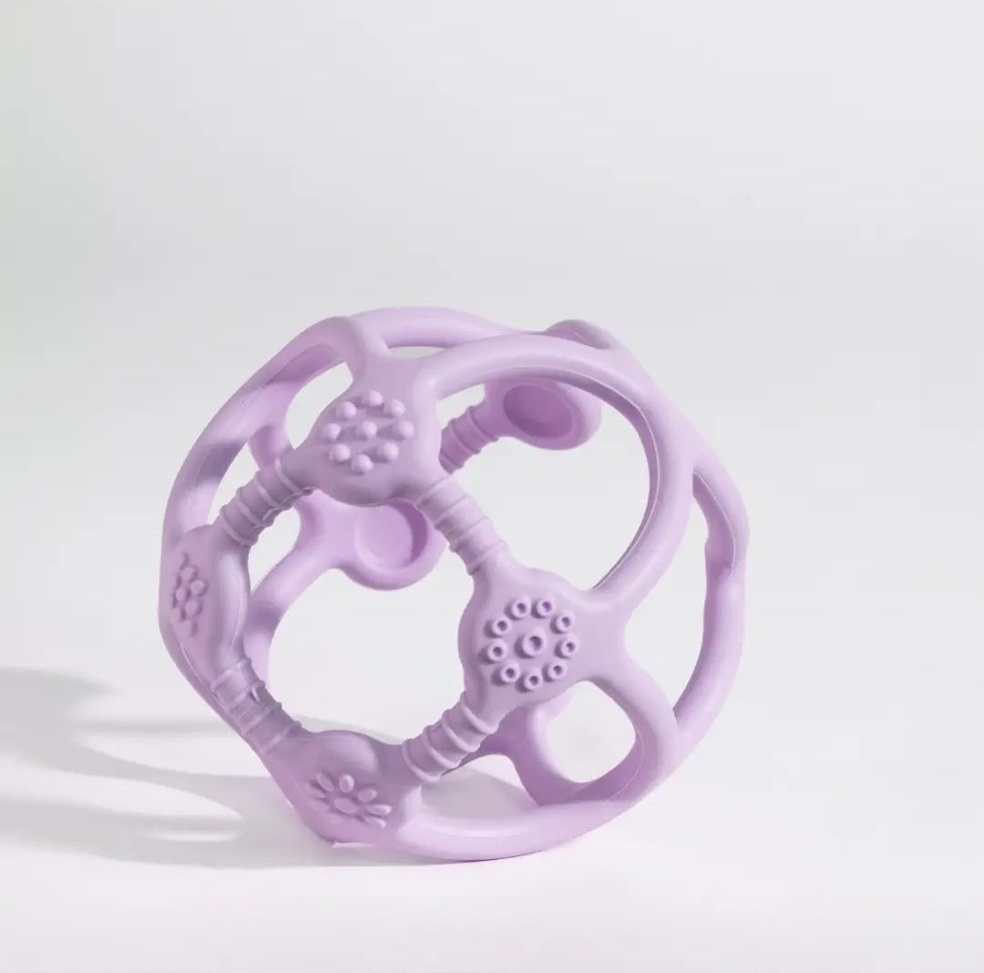Silicon Teething Ball - Light Purple