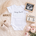 Announcement Onesie Coming Soon Heart
