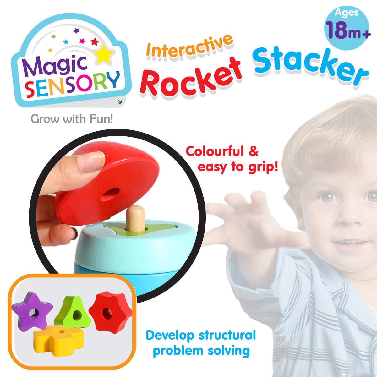 Magic Sensory Rocket Stacker