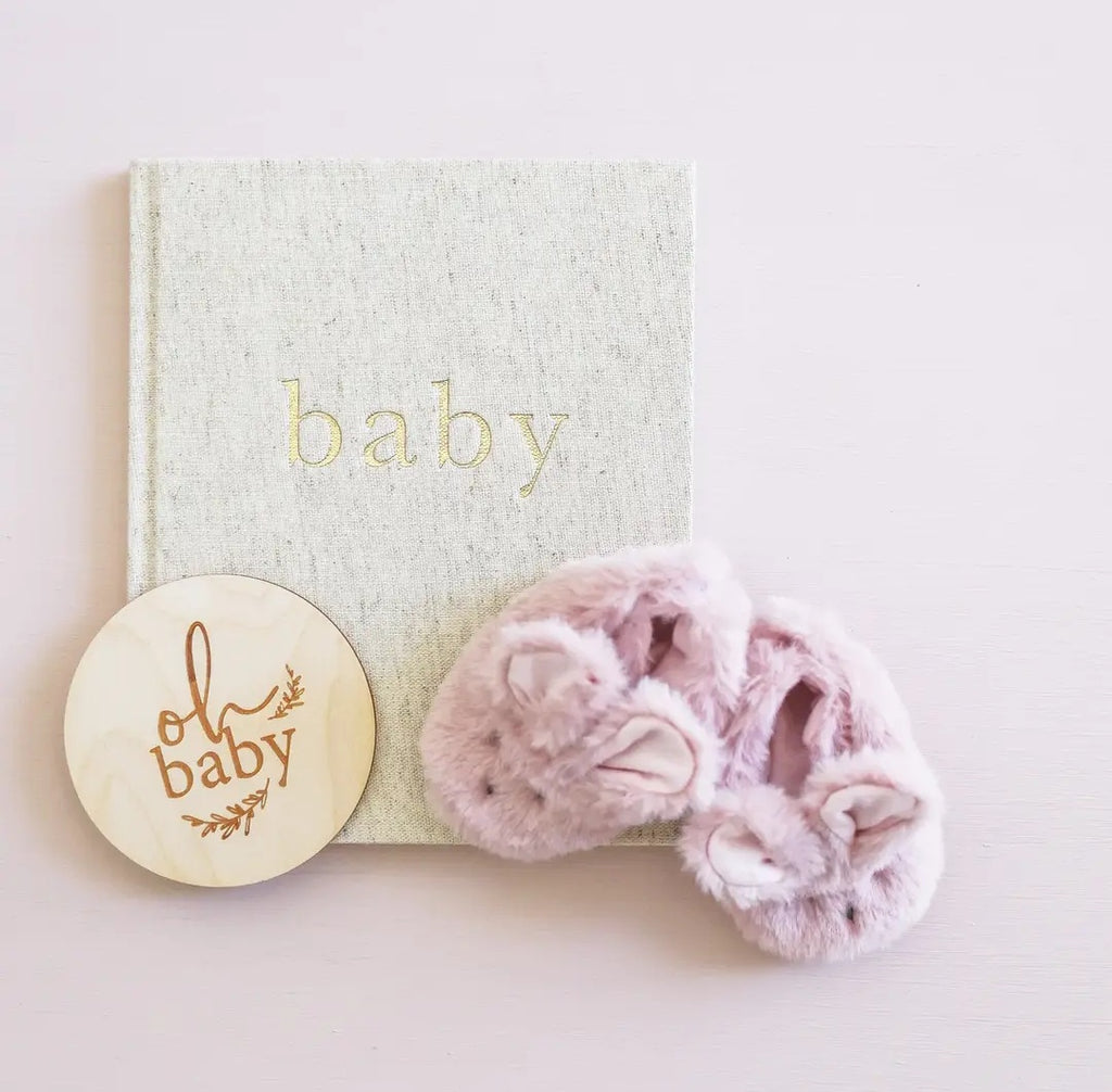 Luxe Bunny Booties Petal
