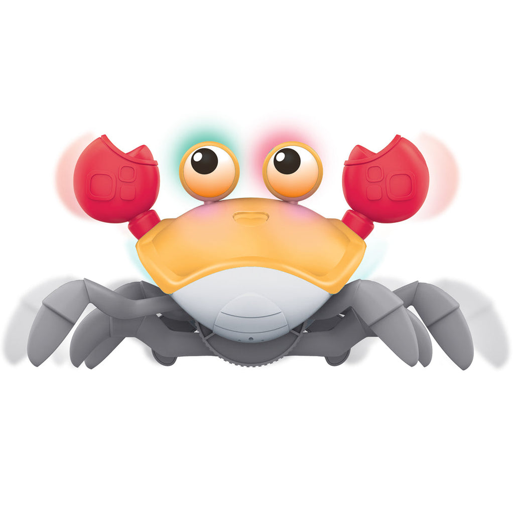 Magic Sensory Interactive Crawling Crab - Orange