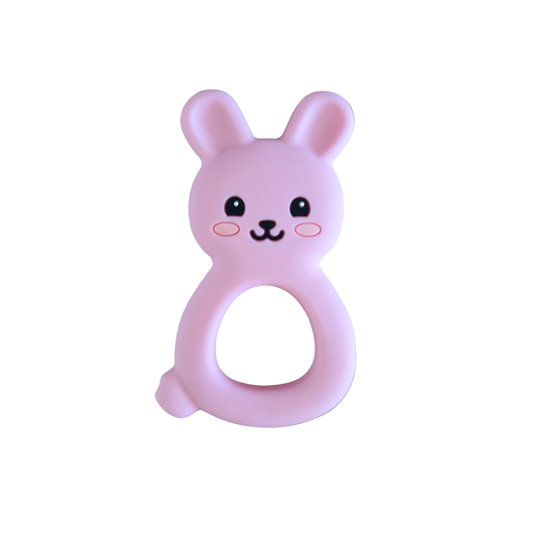 Snuggle Bunny Teether - BPA FREE Food Grade Silicone