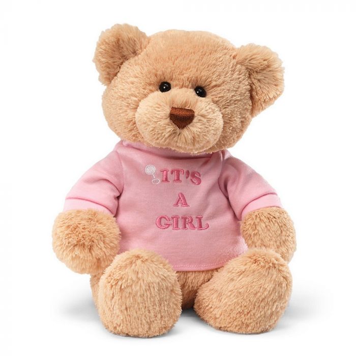 Message Bear: Its a Girl - Pink