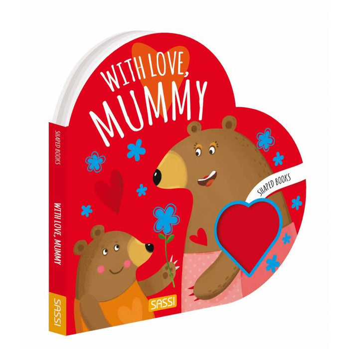 Sassi Shaped Board Book - With Love Mummy