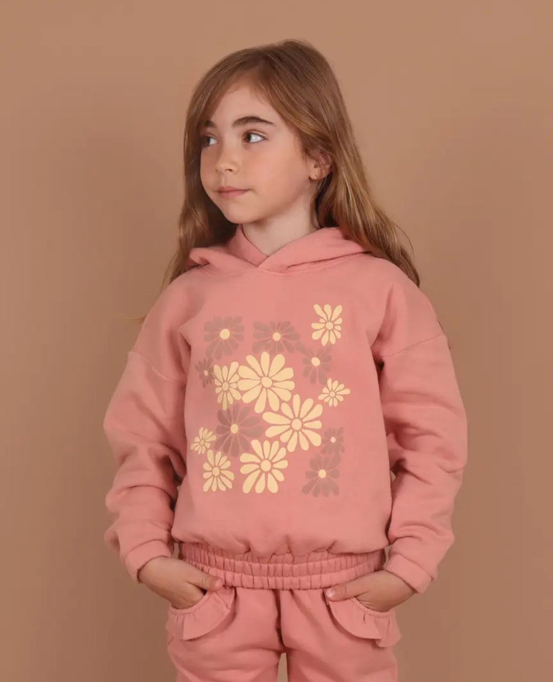 Bouquet Hoodie - Dusty Rose